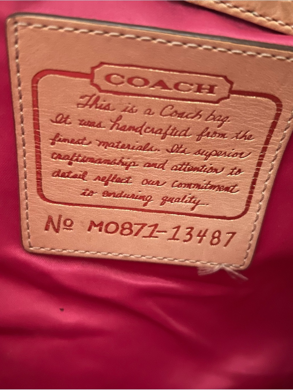 Coach 10th Anniversary Hamptons Archive Carryall Satchel - Picture 10 of 16